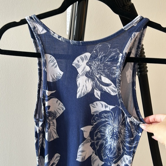 BEAUTIFUL NAVY MAXI DRESS - Picture 3 of 3